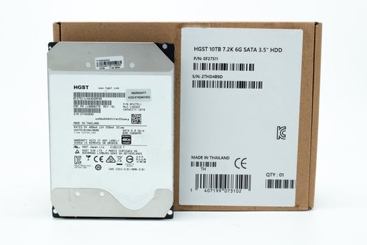 *LOT OF 8* DELL EMC 10TB 7.2K 6Gb/s AF SATA HUH721010ALN600 DP/N 0F27511