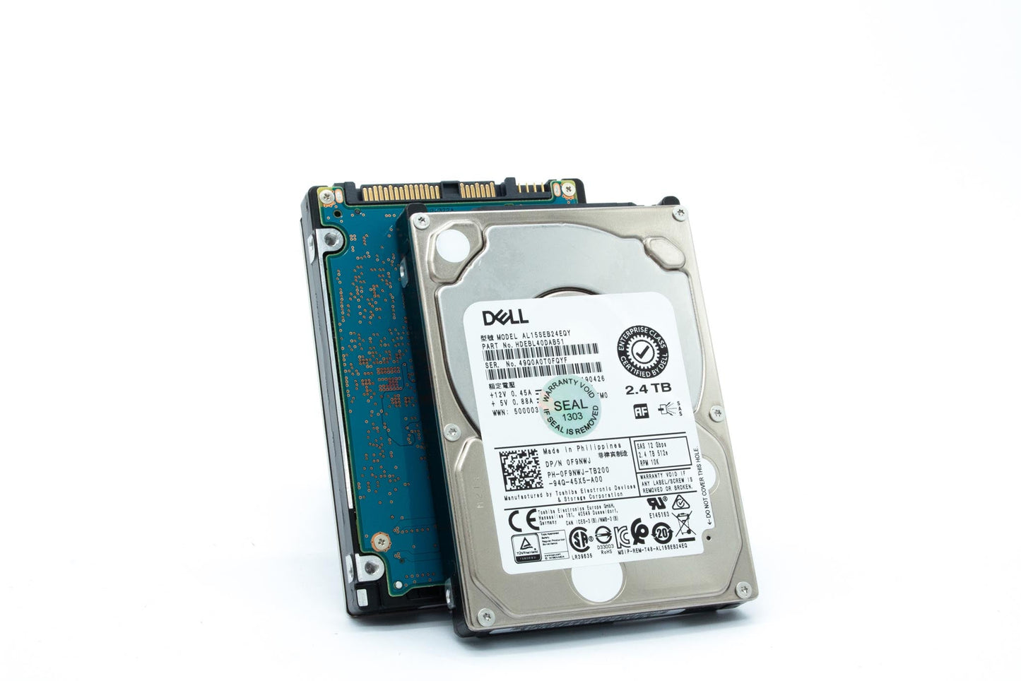 Dell 2400GB, 10000 rpm, 2.5", SAS, 12Gbps