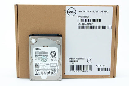 Dell 2400GB, 10000 rpm, 2.5", SAS, 12Gbps