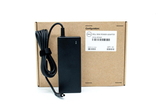 Dell AC Adapter, 90W, 19.5V, 3 Pin, 4.5mm, C6 Power Cord, Lot 6