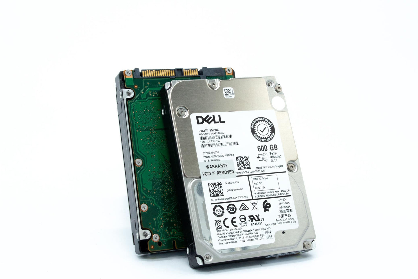 Dell 600GB, HDD, 15K RPM, 2.5 inch, Non Encrypted, SAS, 512b, Kestrel, Enterprise Class
