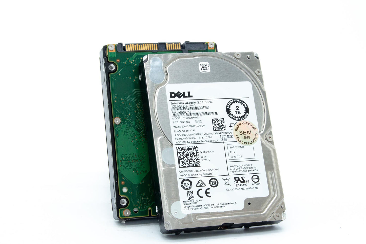 Dell 2TB, 7200 rpm, 2.5", SAS