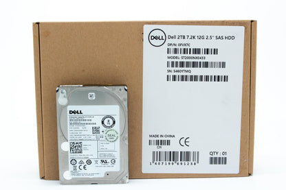 Dell 2TB, 7200 rpm, 2.5", SAS