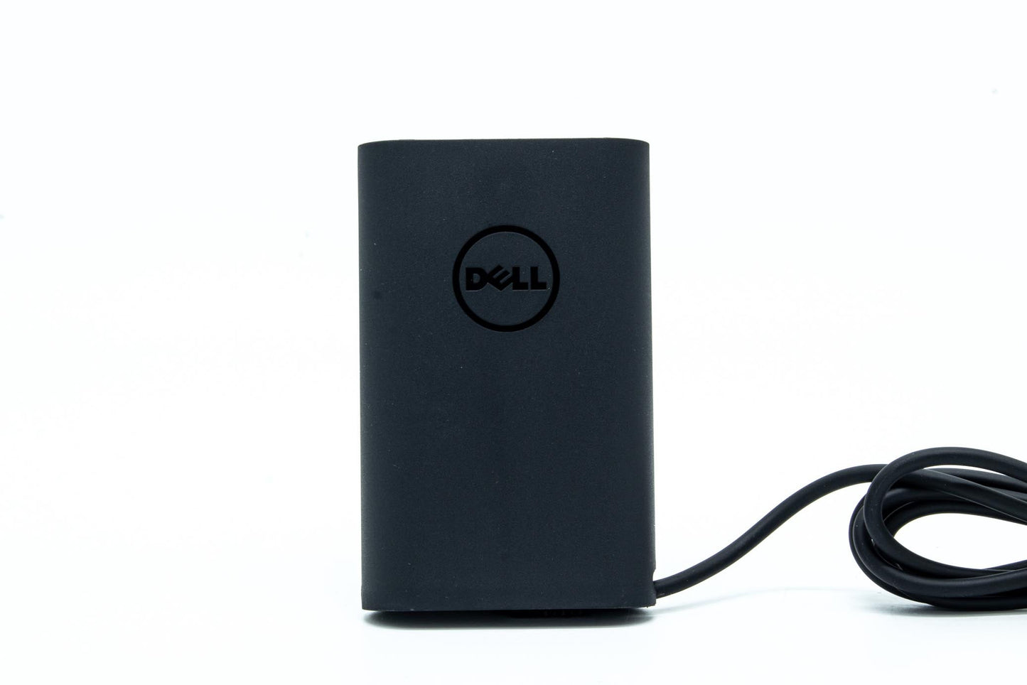 Dell 65W AC power adapter, 19.5V output, 3.34A current, proprietary 7.4mm connector, compatible with Dell Latitude laptops