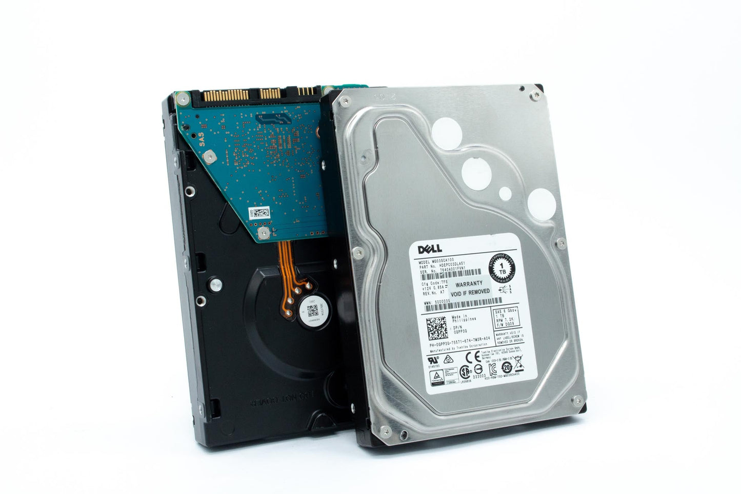 Dell HDD, 1TB, 512b, SAS6, 7.2K RPM, 3.5 inch, 64MB, Toshiba, Harrier-2, (Enterprise Class)