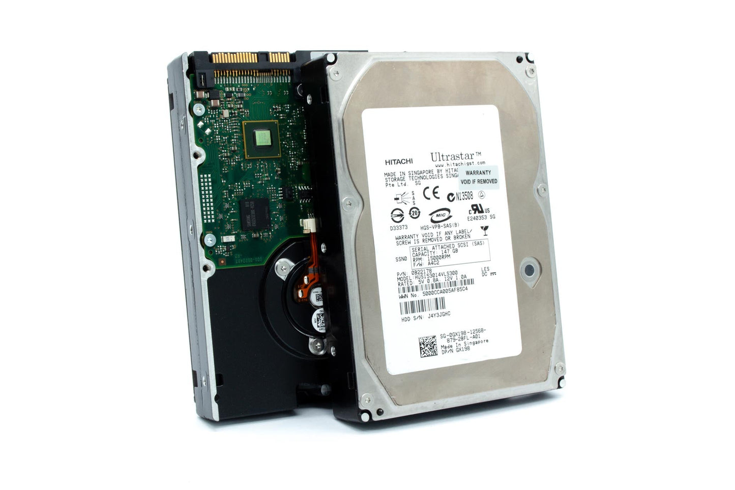 Dell 0B20915 146GB 15K SAS 3.5" 3G HDD Hitachi HUS151414VLS30 Hard disk Drive