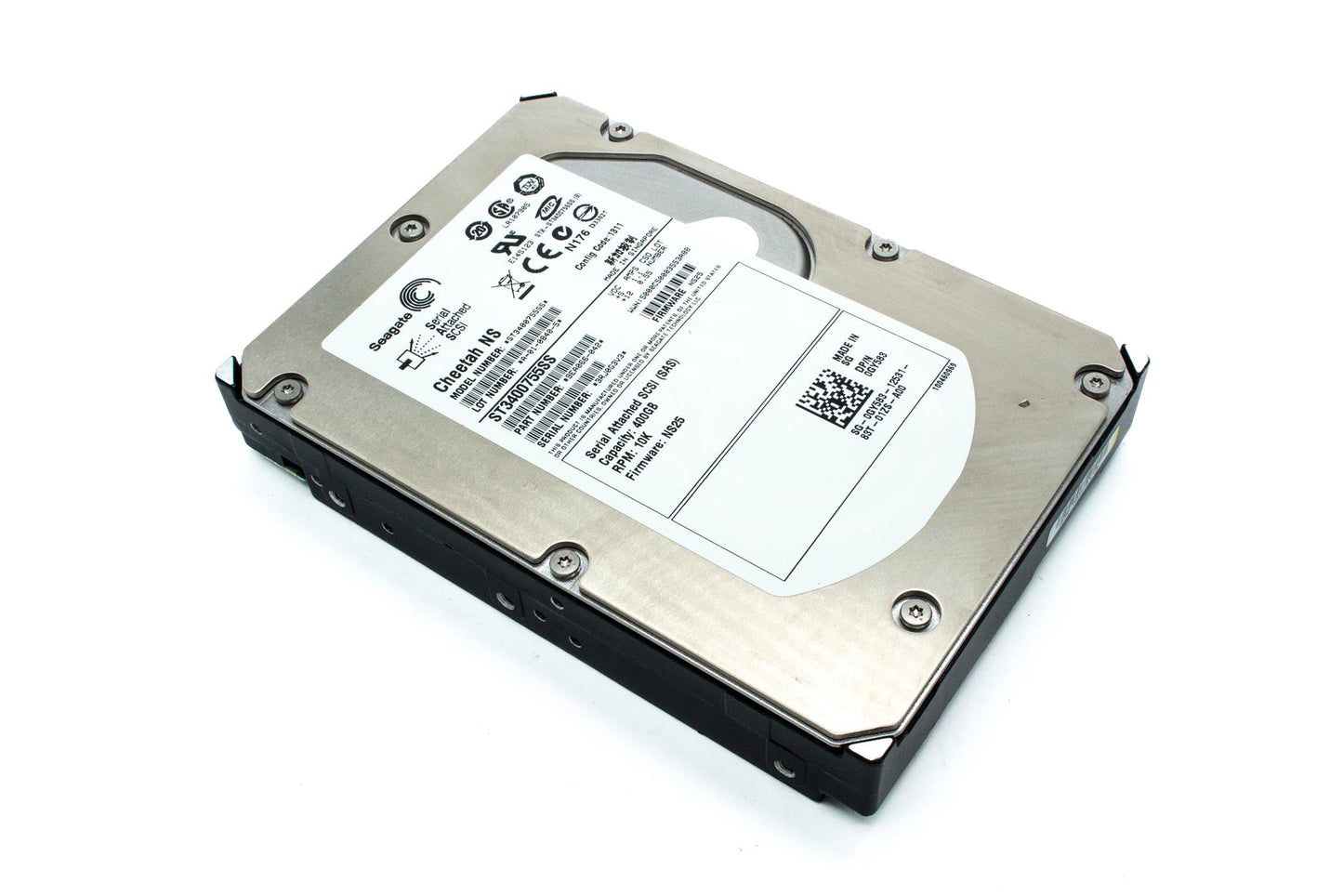 Dell 400GB SAS HDD, 10000 rpm, 3.5"