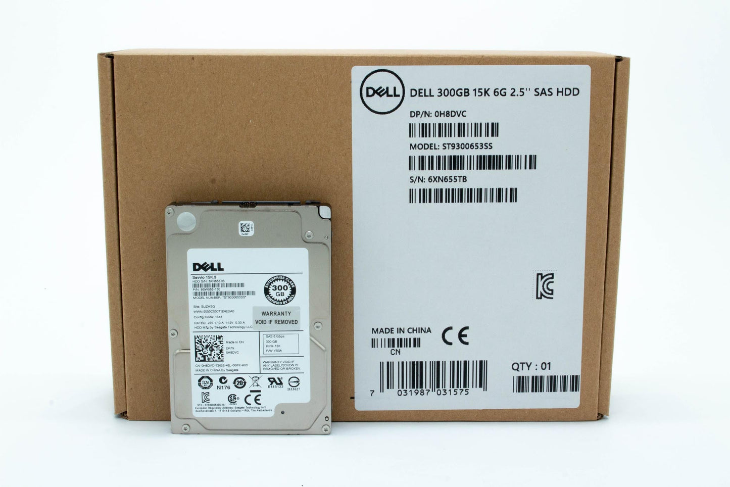 Dell 300GB SAS 15000rpm 2.5"