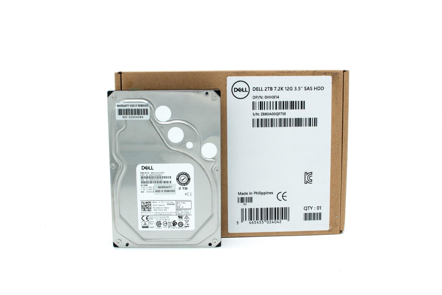 Dell 2TB, HDD, 7.2K RPM, 3.5 inch, Non Encrypted, SAS, 512b, Tomcat R ISE, Enterprise Class