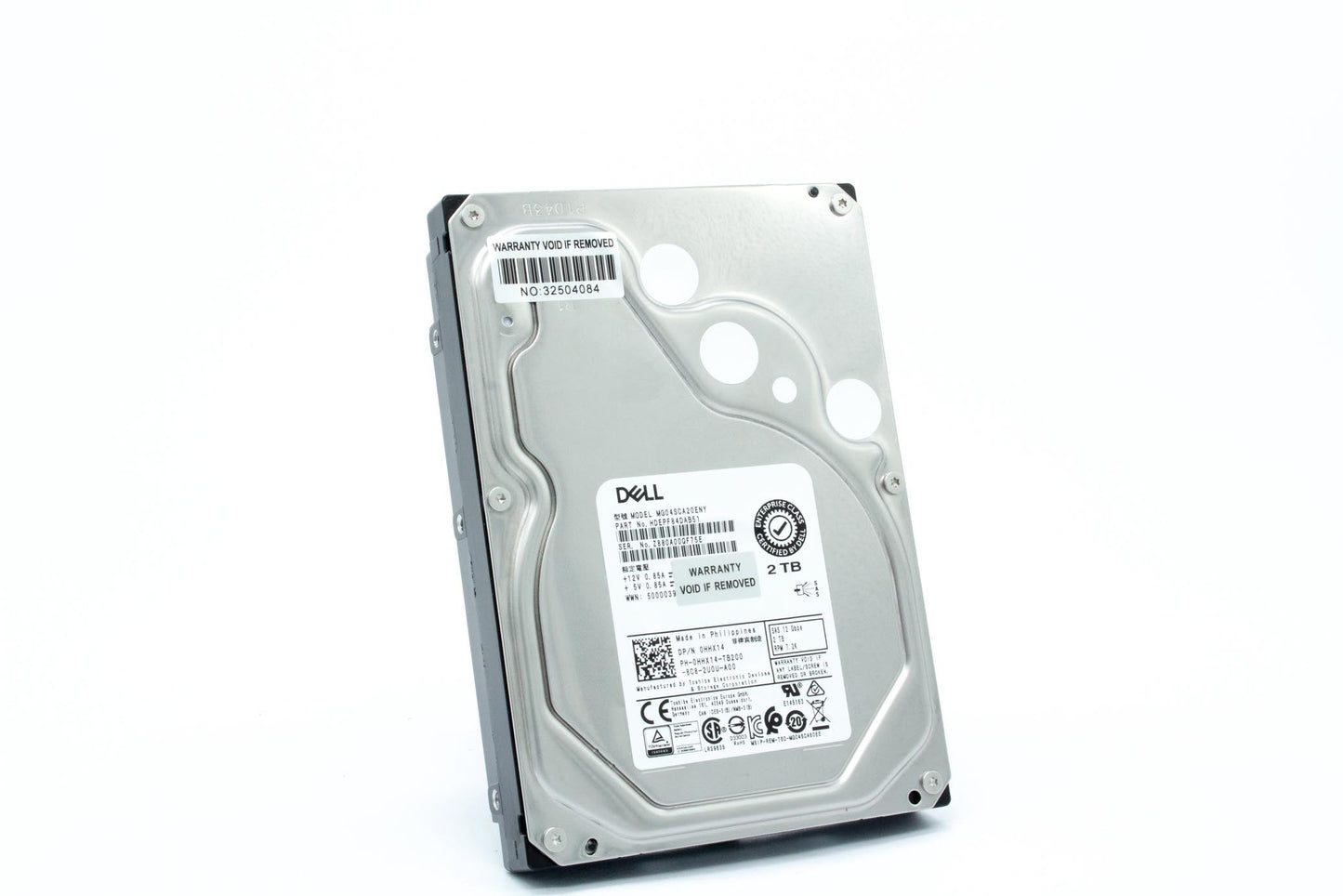 Dell 2TB, HDD, 7.2K RPM, 3.5 inch, Non Encrypted, SAS, 512b, Tomcat R ISE, Enterprise Class