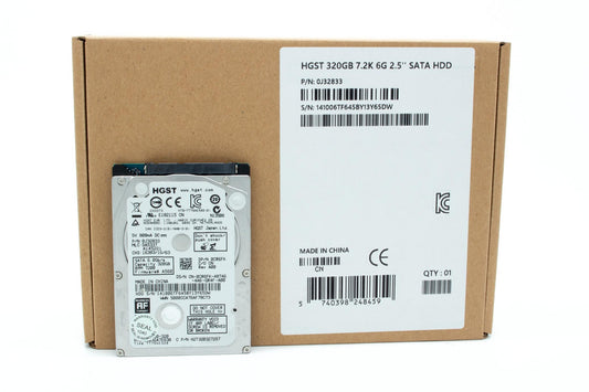 0J32833 / HTS725032A7E630 320GB 2.5-inch 7200RPM SATA Hard Drive