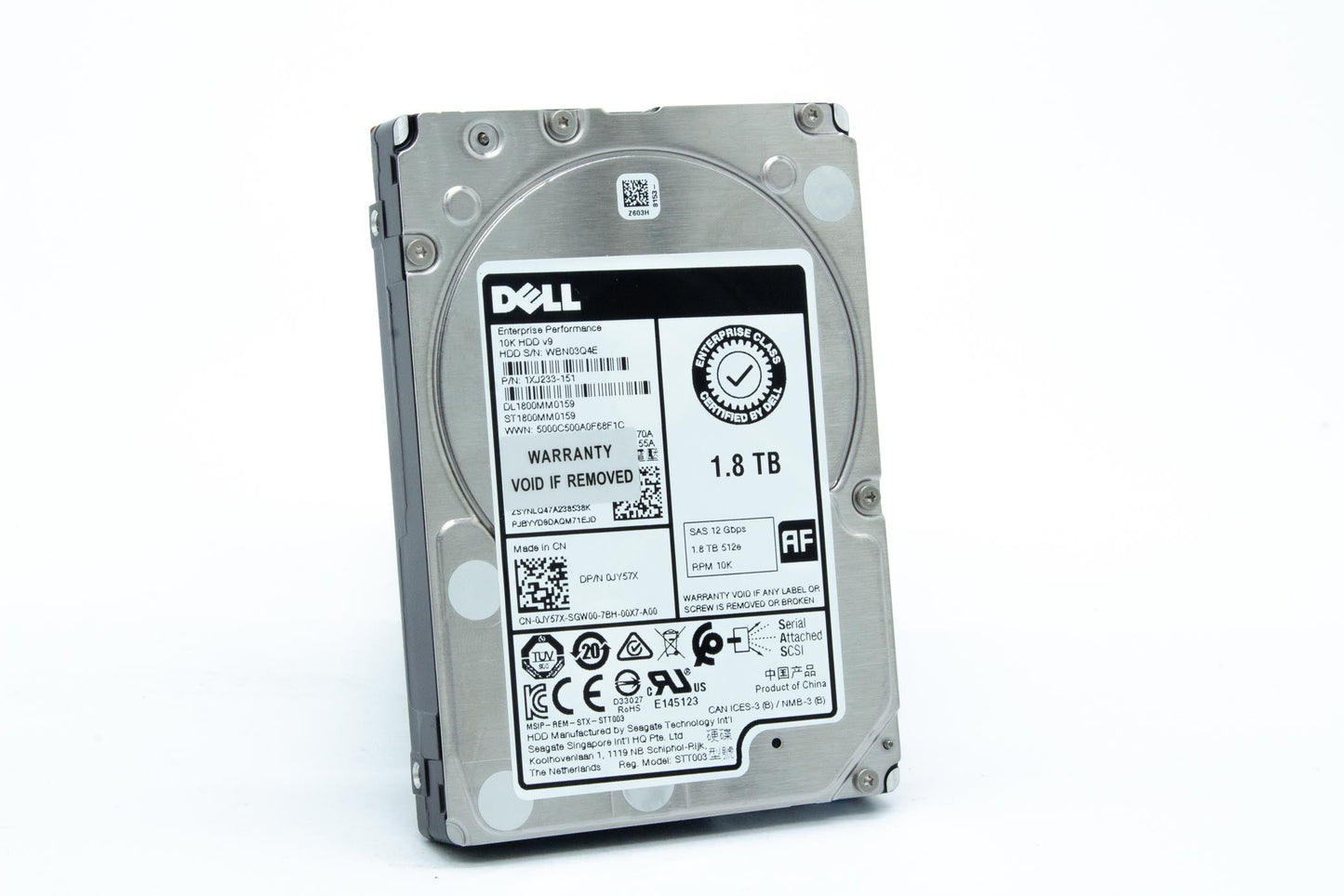Dell 1.8TB, 10000 rpm, 2.5", SAS