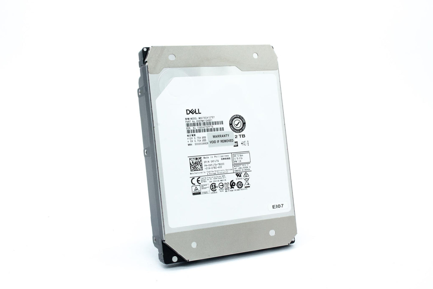 Dell 12000GB, 7200 rpm, 3.5", SAS