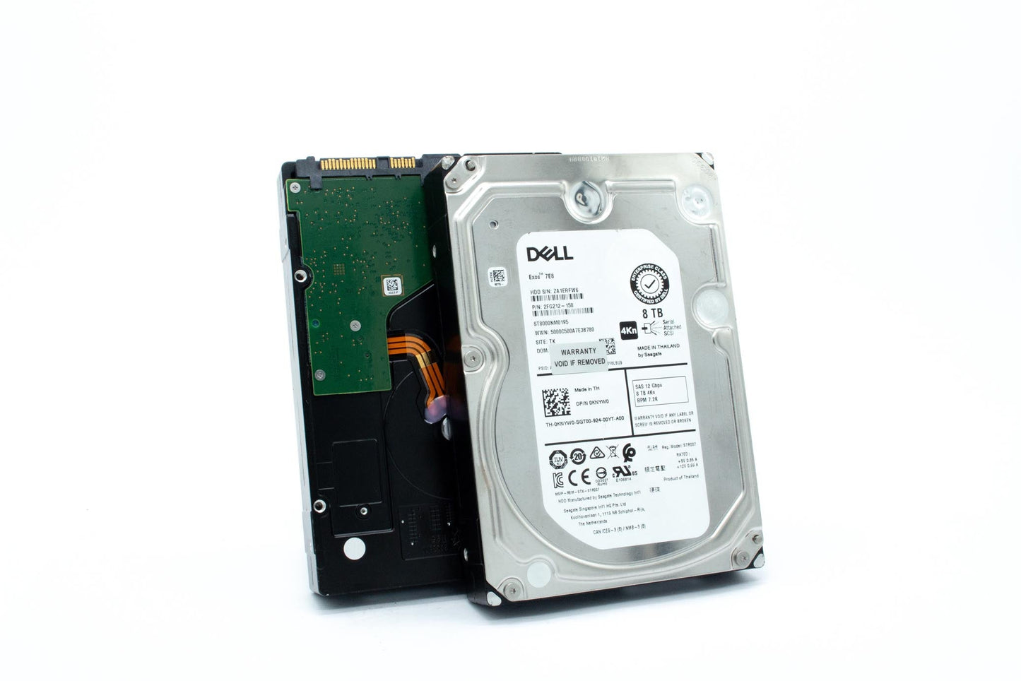 Dell 8TB, HDD, 7.2K RPM, 3.5 inch, Non Encrypted, SAS12, 4kn, 64MB, Makara Plus ISE, Enterprise Class