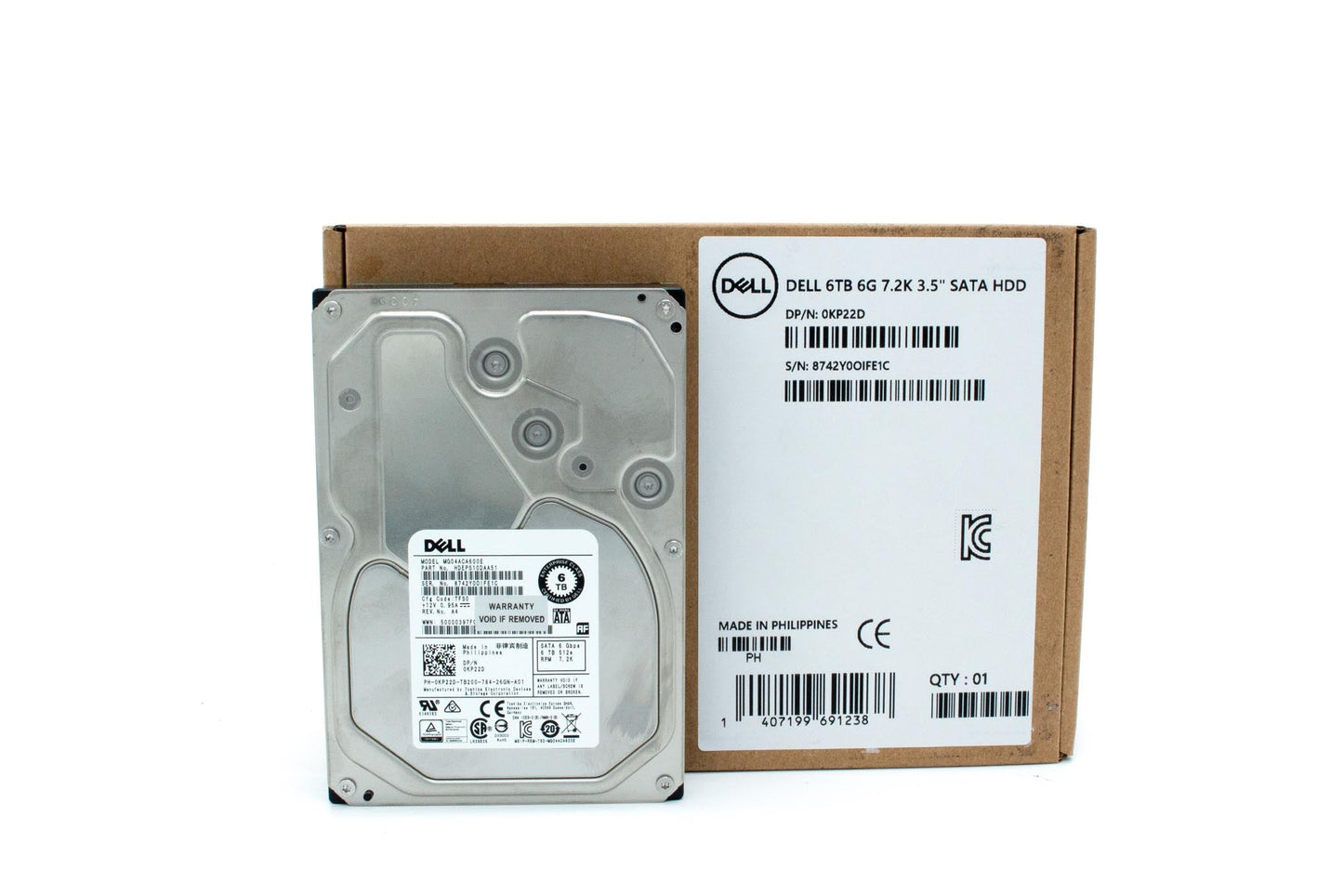 Dell 6000GB, 7200 rpm, 3.5", SATA III