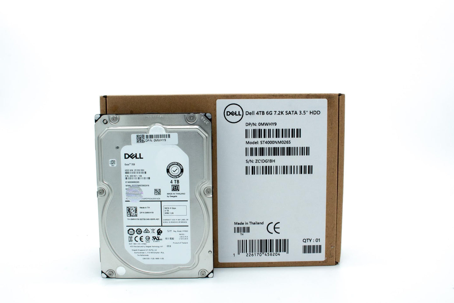 Dell 4000GB, 7200 rpm, 3.5", SATA
