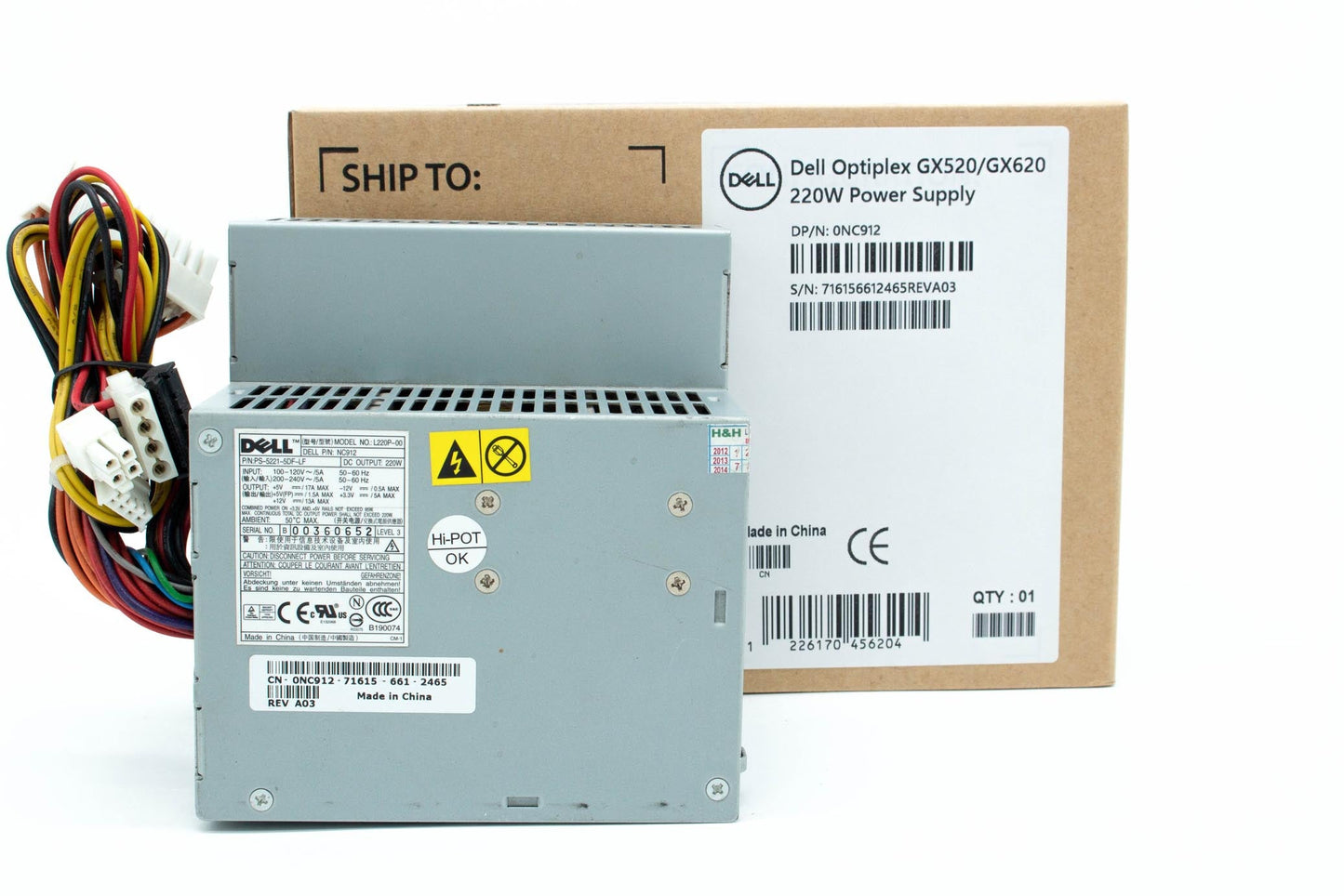Dell 220W, Refurbished