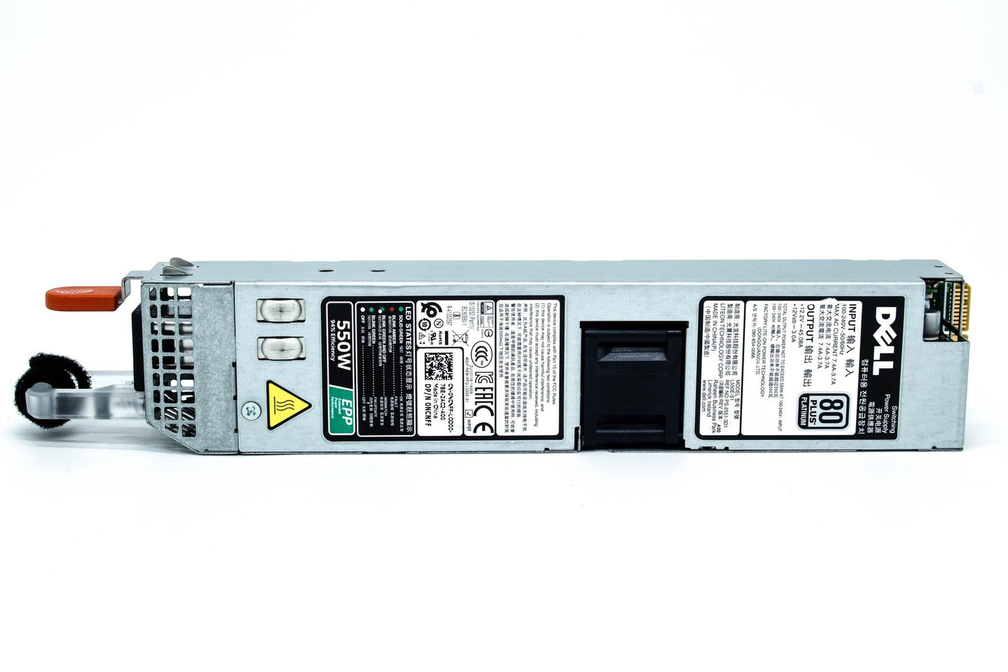 Dell 550W 80 PLUS PLATINUM 94% EPP POWER SUPPLY