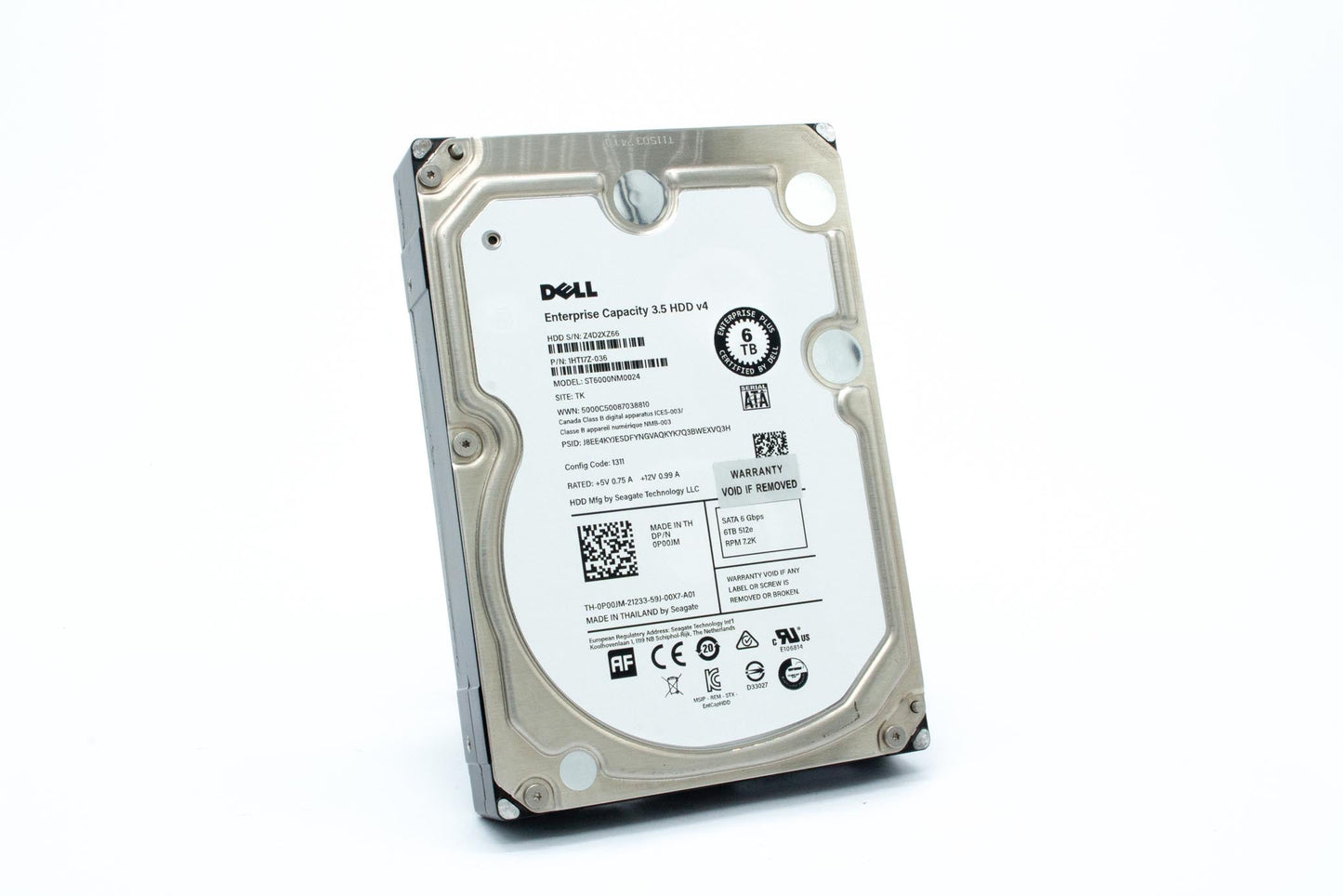 Dell 6TB SATA 7200 rpm HDD 3.5"