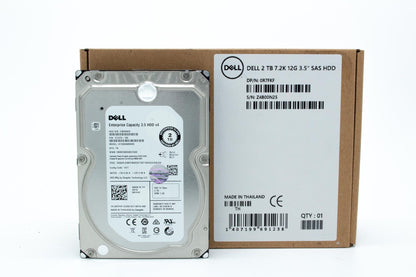 Dell 2000GB, 7200 rpm, 3.5", SAS, 12Gbps