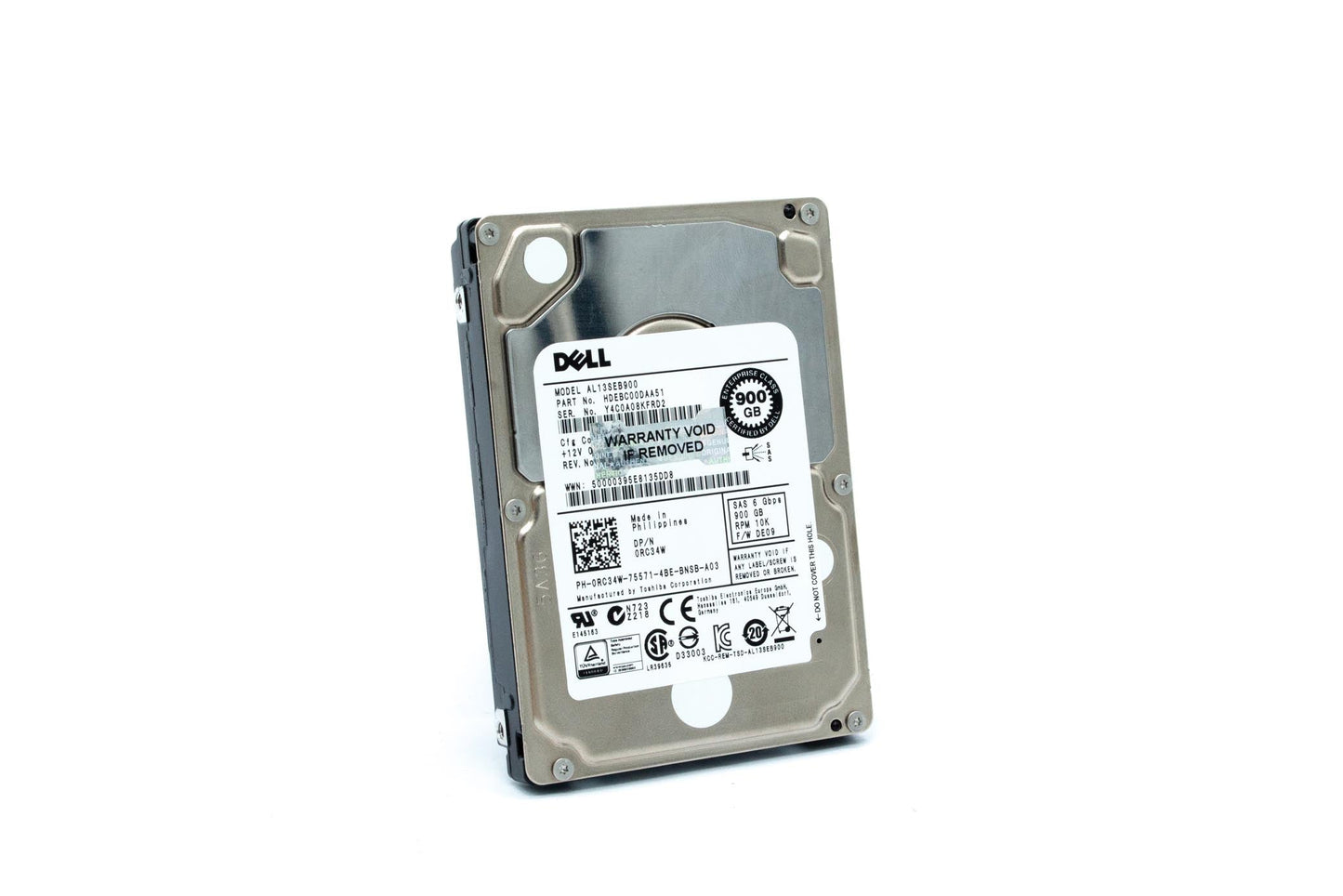 Dell 900GB SAS HDD 7200 rpm 2.5"