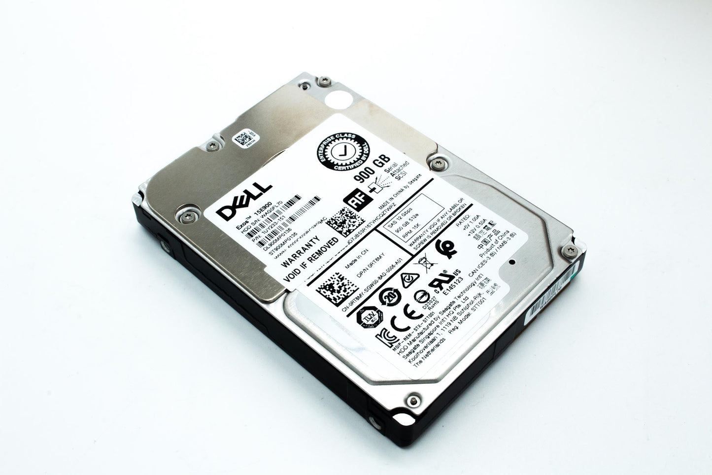 Dell RT8MY SAS 12GBPS 900GB HDD 15K 2.5 in 0RT8MY with Tray