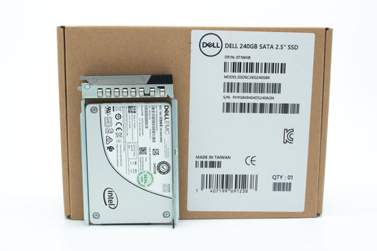 Dell T1WH8 / Intel SSDSC2KG240G8R 240GB 2.5" 6Gbps TLC D3 S4610 Series Mixed Use SED SATA SSD