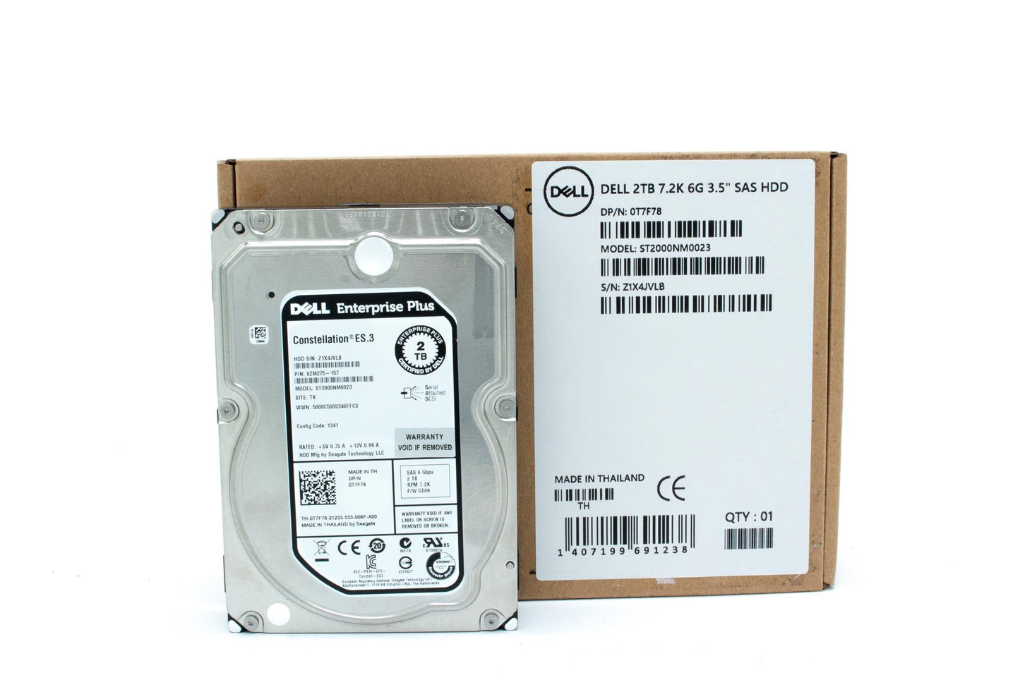 Dell CMPL 2TB 7.2K 6G NLSAS 3.5" HDD