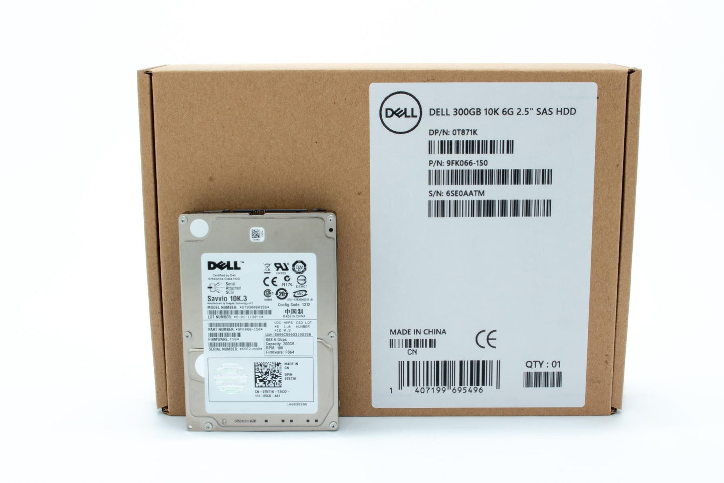 Dell 300GB SAS 10000rpm