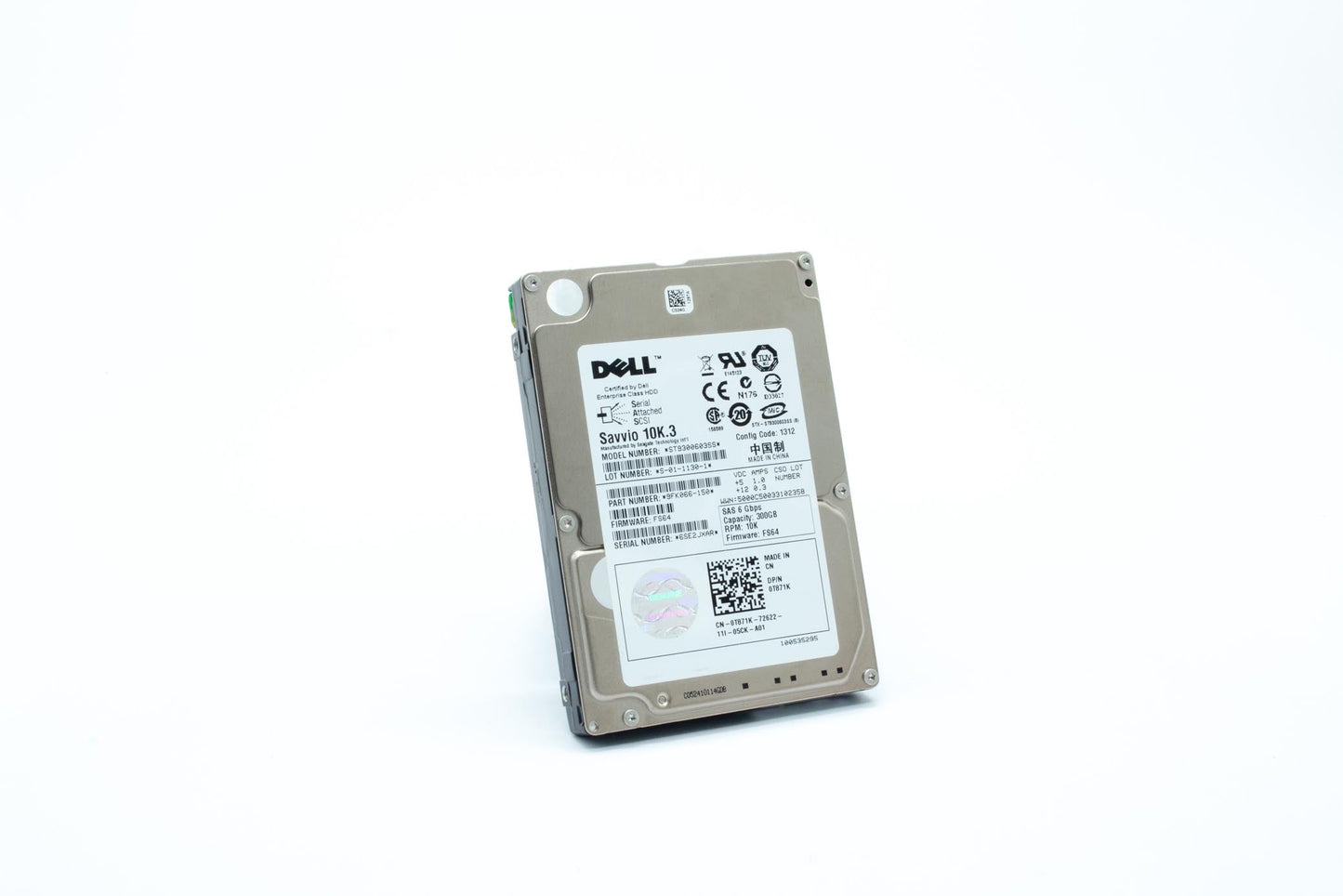 Dell 300GB SAS 10000rpm