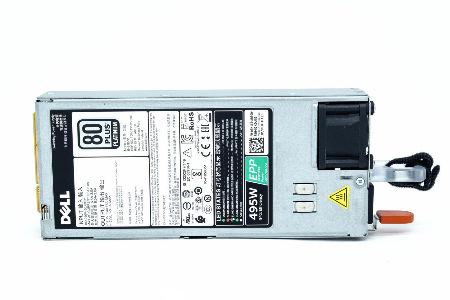 Dell PER630 R730 T430 T630 495W 80+ PLATINUM POWER