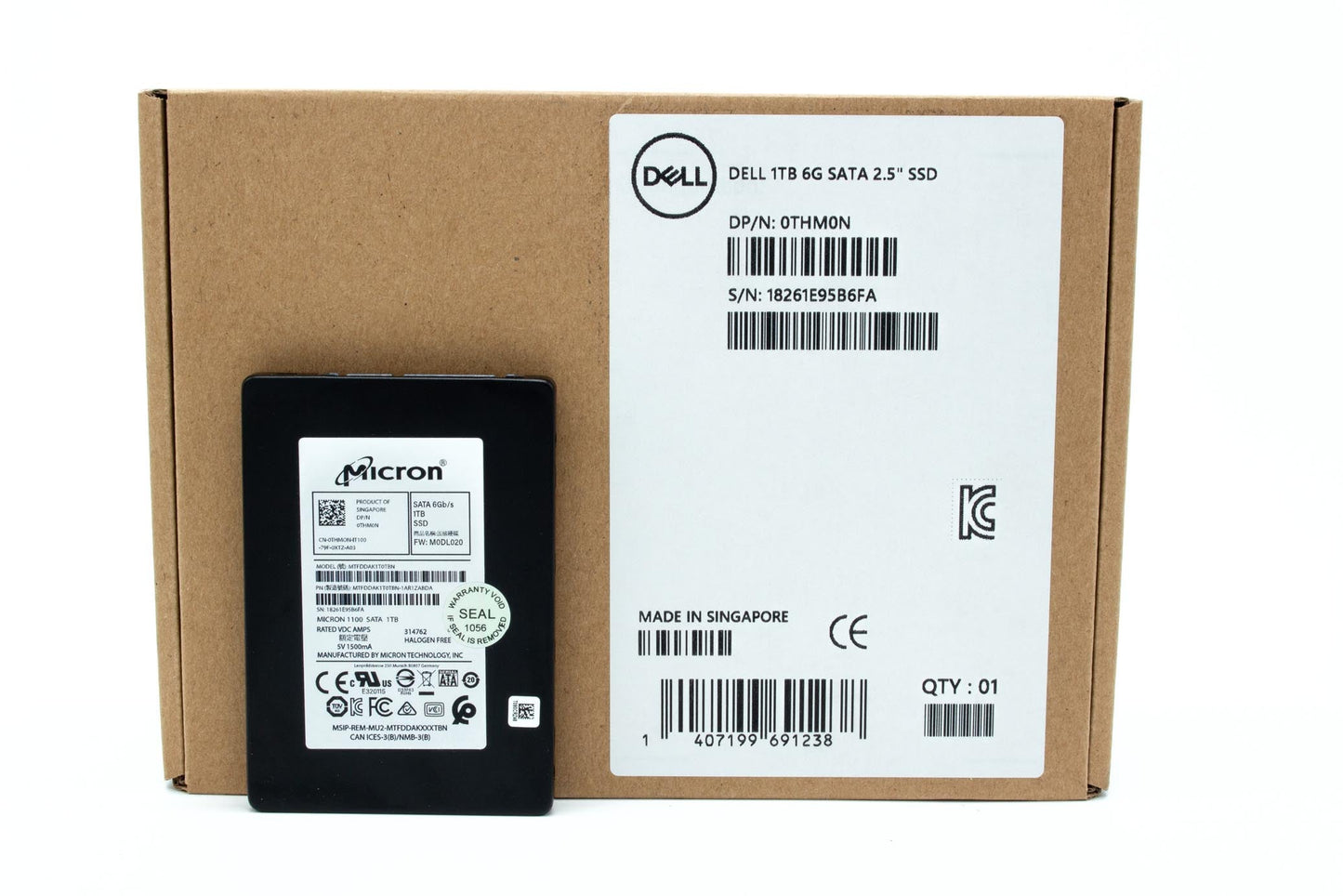 Micron SSD MTFDDAK1T0TBN-1AR12ABYY 1100 1TB 2.5inch Bare