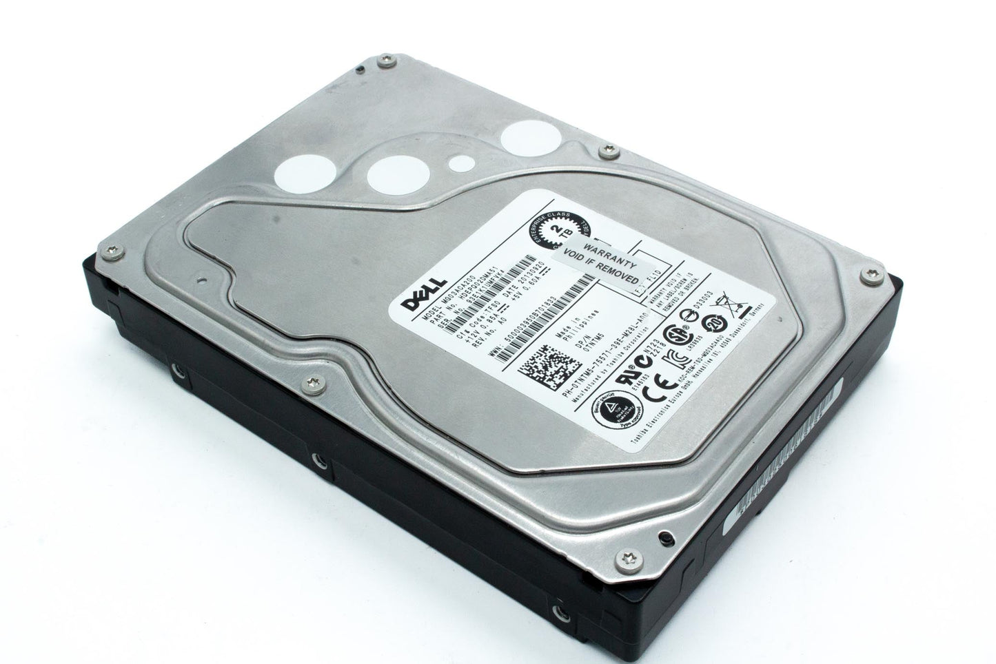 TNTM5 0TNTM5 DELL 2TB 6Gb/s 7.2K LFF 3.5" SATA HDD HARD DRIVE MG03ACA200