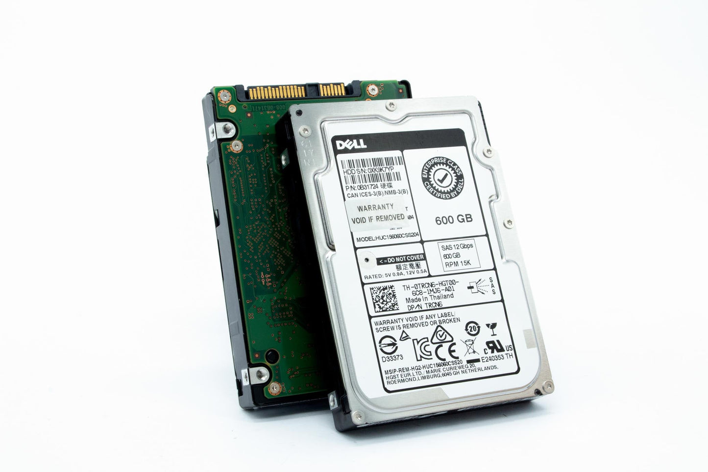 Dell 600GB, 15000 rpm, 2.5", SAS, 12Gbps