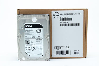 Dell 1TB, HDD, 7.2K RPM, 3.5 inch, Non Encrypted, SATA, 512b, 128MB, Makara BP, Enterprise Class