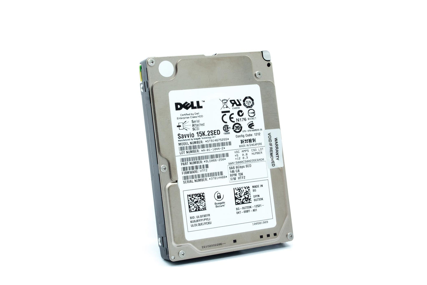 Dell 146GB, 15000rpm, 2.5", SAS