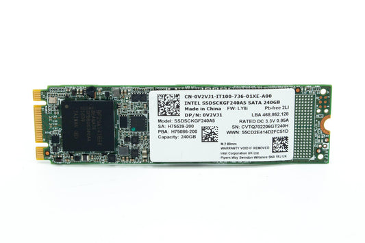 Dell SSD, 240GB, SATA3, M.2, 22mm/80mm/2.38mm, Intel