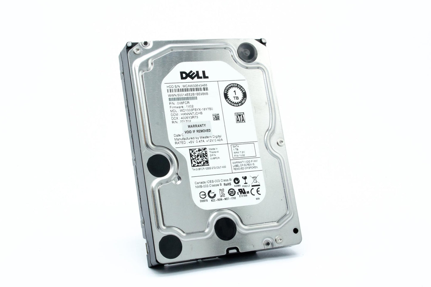 Dell 1TB SATA HDD 7200 rpm 3.5"