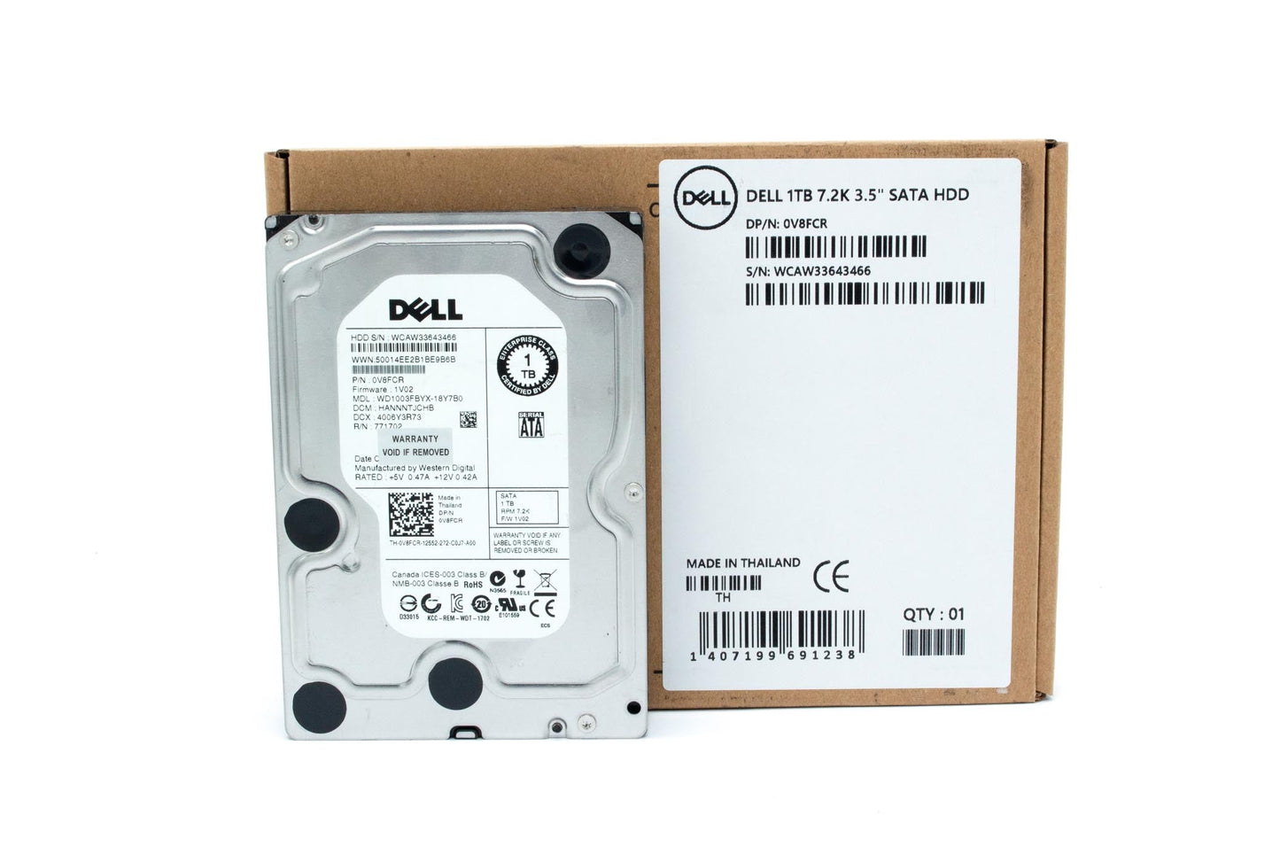 Dell 1TB SATA HDD 7200 rpm 3.5"