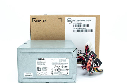 Dell Power Supply, 275 Watts, 100V-240V, Mini Tower, Active Power Factor Correction, Non-Redundant, Bestec Power Electronics Co.Ltd, (5 KM)
