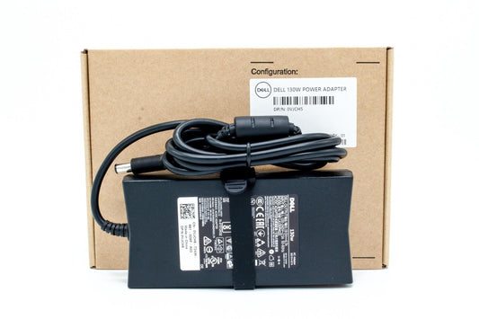 Dell AC Adapter, 130W, 19.5V, 3 Pin, Barrel Connector, E Series Power Cord, M09