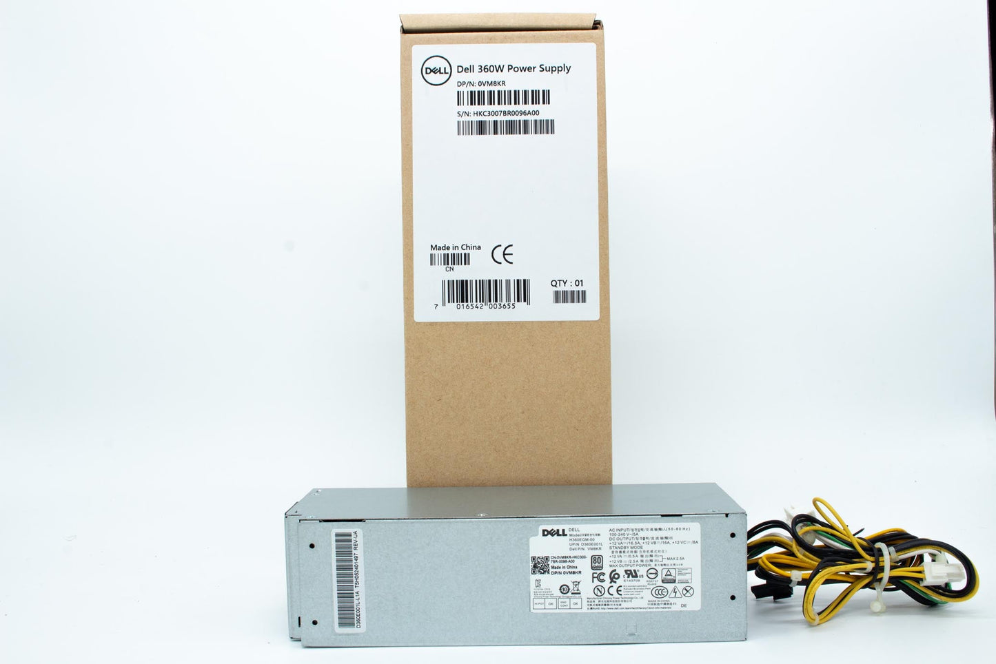 Dell Power Supply, 360W, EPA, Gold, Tower, Chicony, OptiPlex XE3
