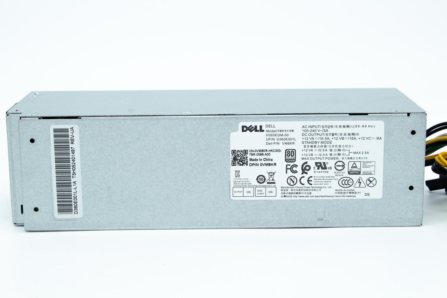 Dell Power Supply, 360W, EPA, Gold, Tower, Chicony, OptiPlex XE3