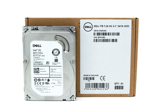 Dell 1TB SATA HDD, 7200 rpm, 3.5"