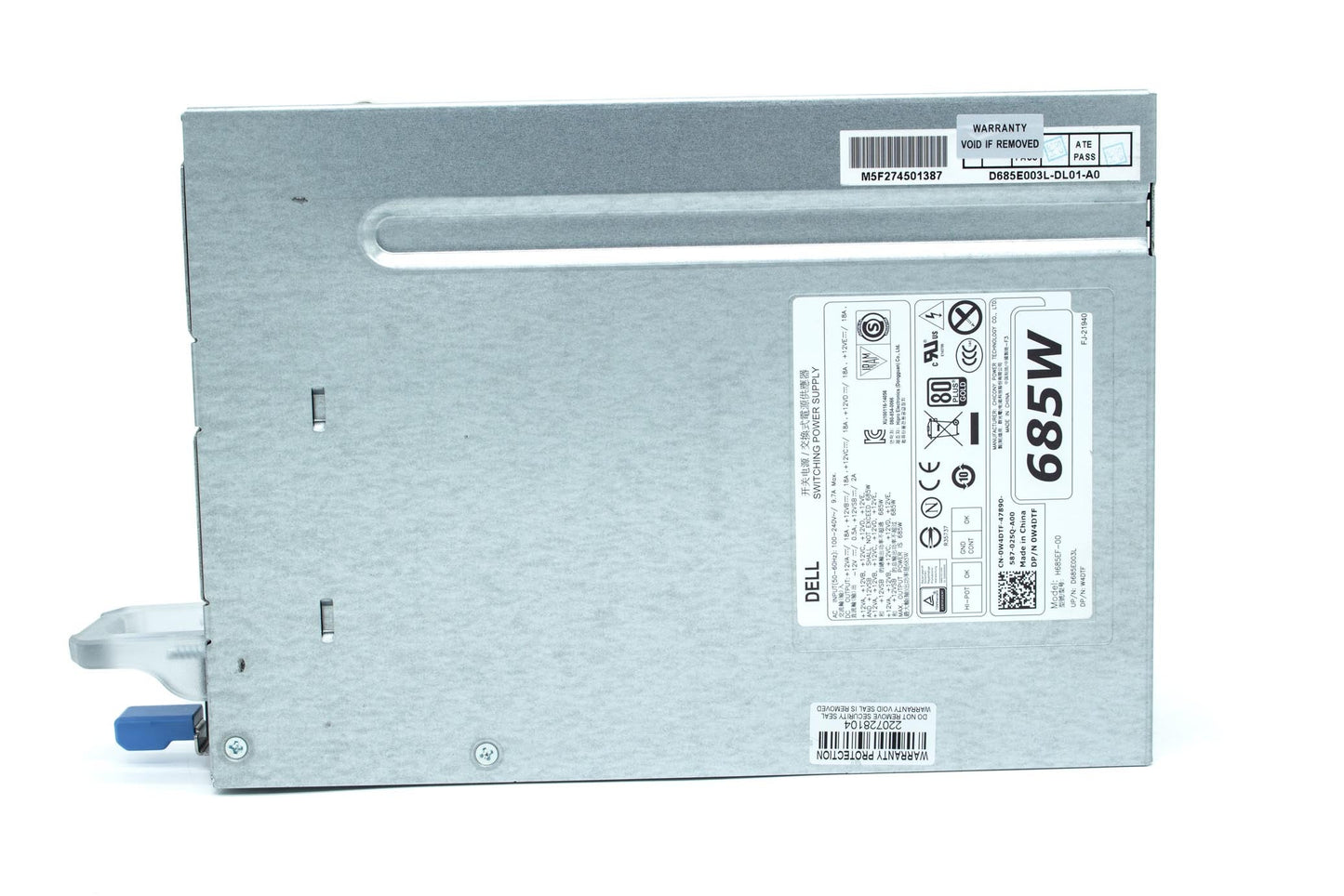 Dell 685W,POWER SUPPLY, EPA,CHICONY (replaced CT3V3)