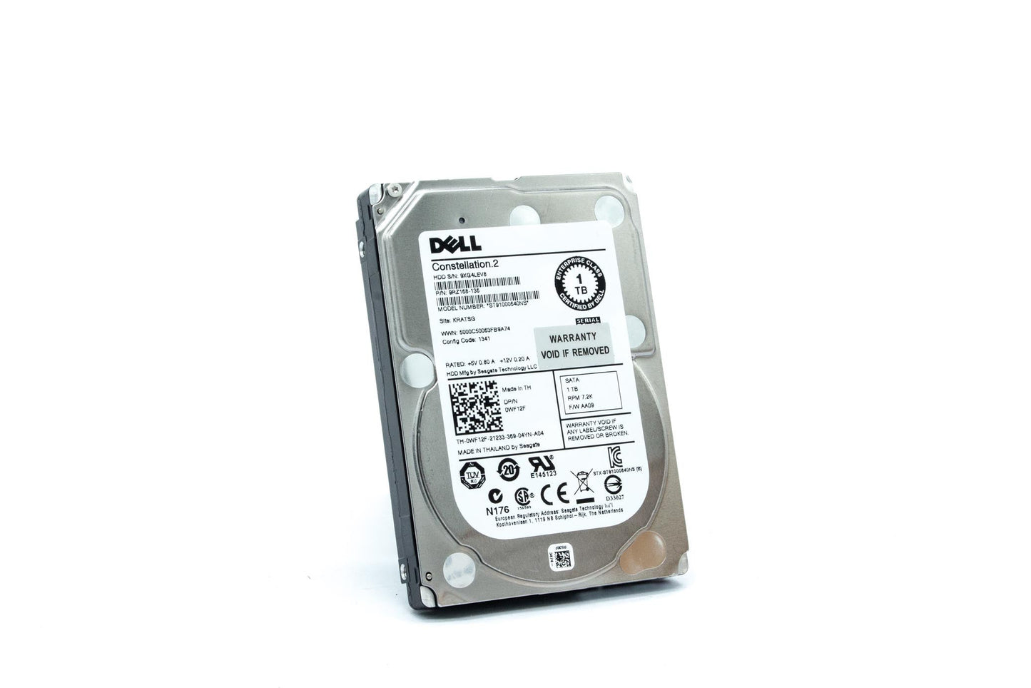 Dell 1TB, 7200rpm, 2.5", SATA