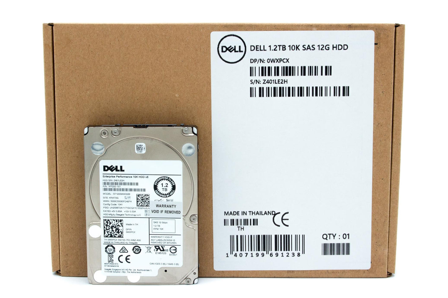 Dell 1.2TB, 10000rpm, SAS, 2.5"