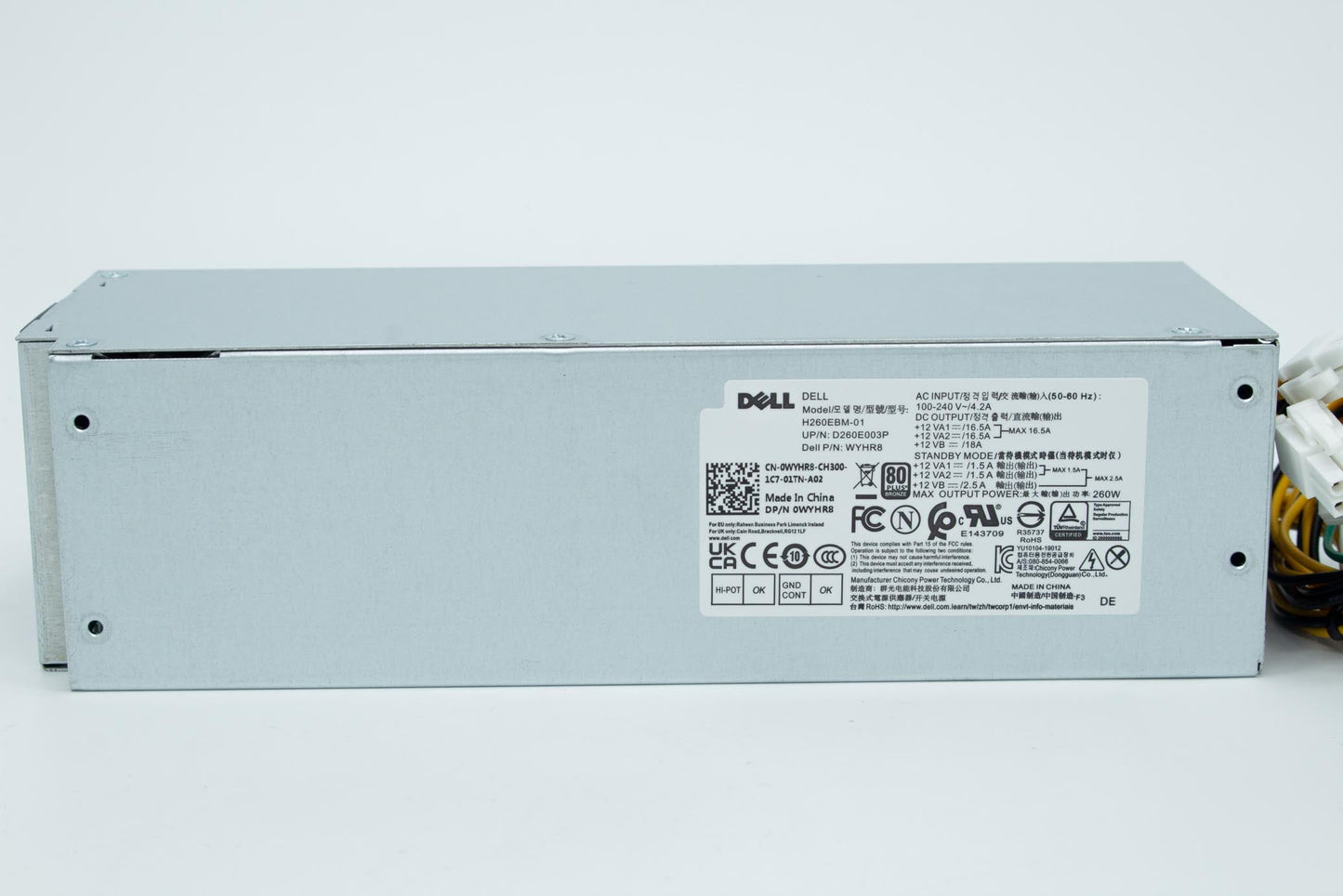 Dell Optiplex 7080 MT 260W Power Supply HU260EBM-00 0T5K83