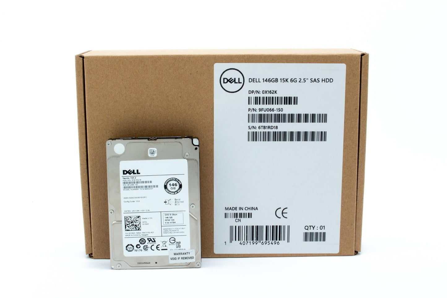 Dell 146GB SAS 15000rpm 6Gb/s SFF hard drive