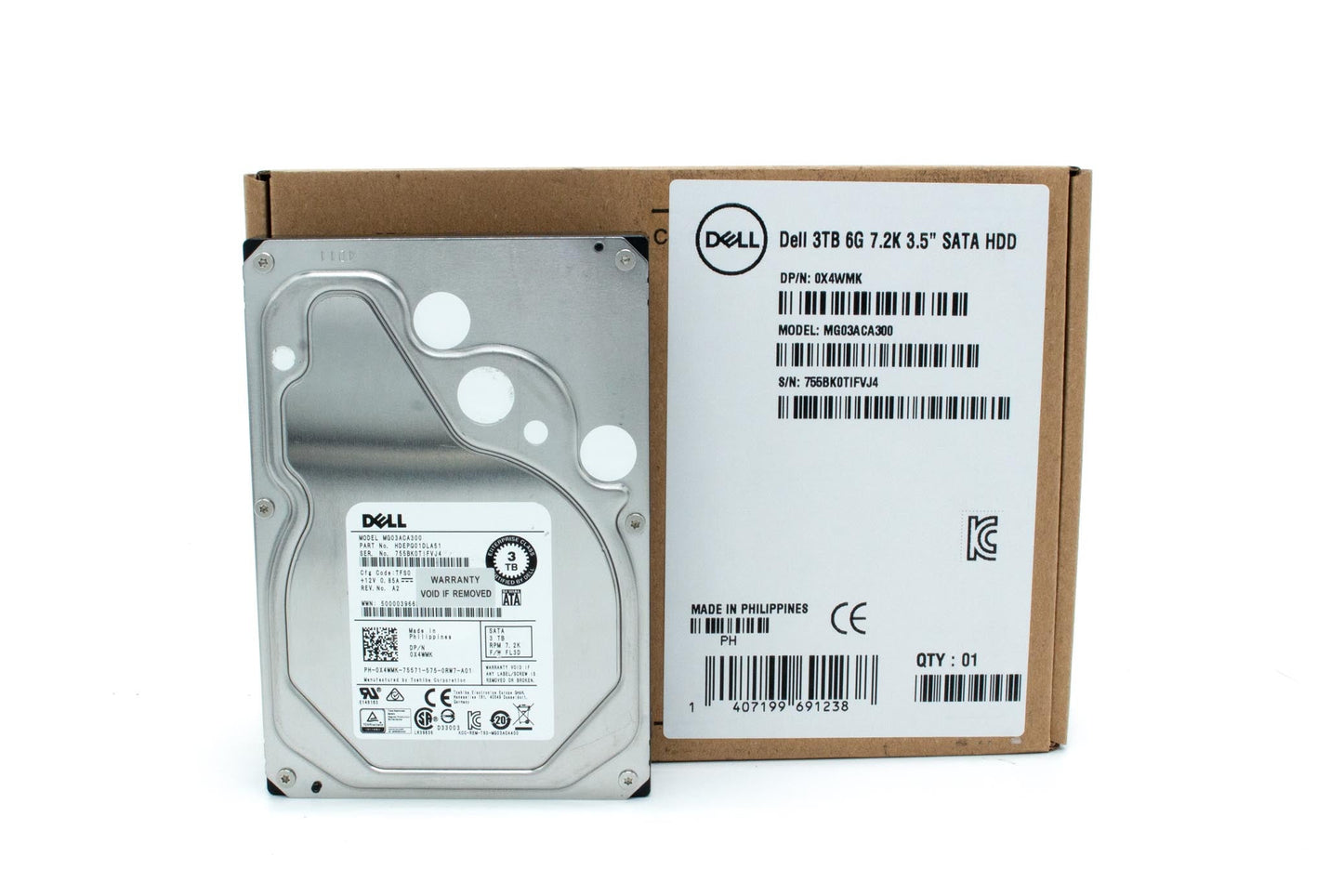 Dell 450GB, 15000 rpm, 3.5", SAS